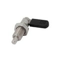 thumbnail image 2 of 1x Indexing Plungers L Type Lever Type With Stainless Locking Bolts Fine Thread Silver M20-12, 2 of 8