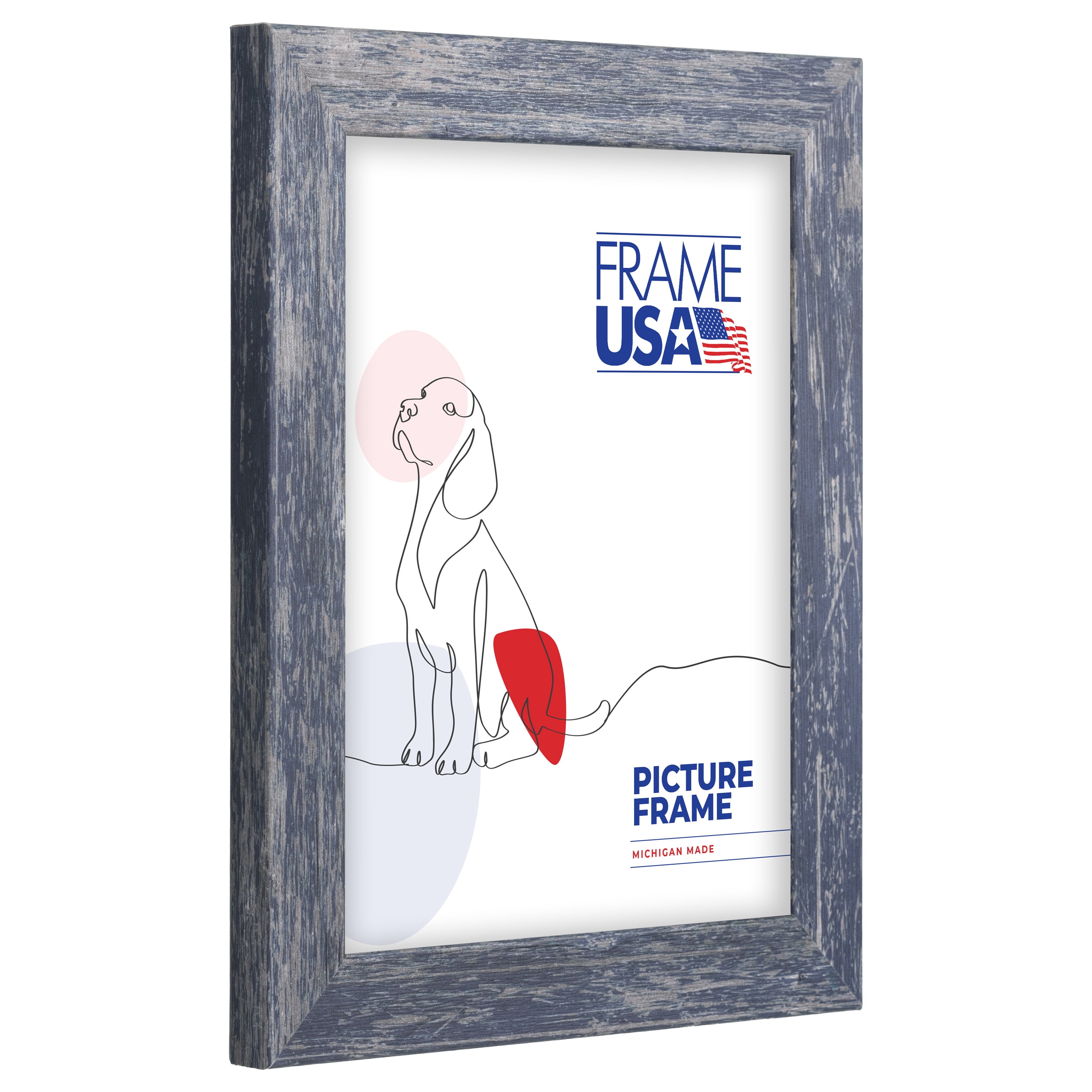 American Barn Blue 18x24 Inch Picture Frame