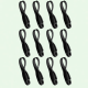 thumbnail image 1 of 12Pcs Cord Packers Cord Organizer for Appliances, Adhesive Black Cord, 1 of 5