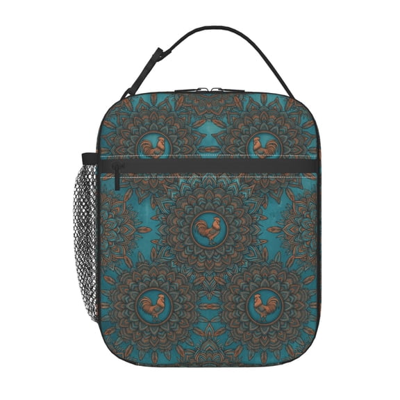 Chicken Lunch Box Insulated Lunch Bag, Reusable High Capacity Thermal Tote, Leakproof Cooler Bag For Women Men Work Travel Picnic Office