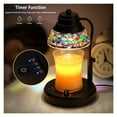 thumbnail image 3 of Colorful Candle Warmer Lamp with Timer and Lampshade Wax Melting Lamp Adjustable Height Pattern ,Fast Heating, 3 of 7