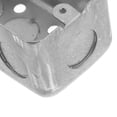 thumbnail image 3 of SKISUNO Electrical Outlet Box Receptacle Box Silver Galvanized Steel Weatherproof 1Set, 3 of 6