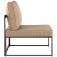 thumbnail image 3 of Fortuna 8 Piece Outdoor Patio Sectional Sofa Set , Brown Mocha, 3 of 8