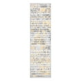 thumbnail image 2 of Distressed Boho Geometric Modern 2'x7' Yellow Runner Rug, 2 of 7