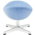 thumbnail image 3 of Modway Glove Wool Upholstered Ottoman in Baby Blue, 3 of 4