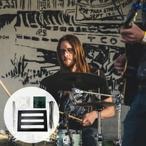 Toddmomy 1 Set Electric Guitar Pedal Board with Power Supply Bracket and Anti-Rust Technology