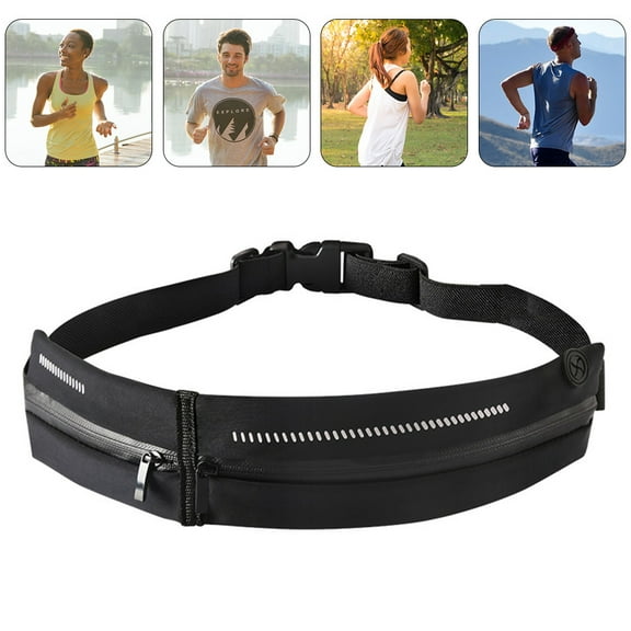 PENIKOKO 1Set Waist Bag Waterproof Chinlon Fanny Pack for Running