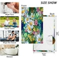 thumbnail image 3 of SKYSONIC Watercolor Daisies Ultra Soft 2 PCS Towel Set, Highly Absorbent Hand Towels, 16"x28" Cotton Towels for Bathroom Hotel Gym Travel, Ideal for Daily Use, 3 of 7