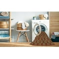 thumbnail image 2 of Ahgly Company Machine Washable Indoor Square Transitional Copper Brown Area Rugs, 4' Square, 2 of 7
