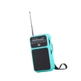 thumbnail image 1 of BELOVING Pocket Radio Easy to Use Clear Panel Multifunctional with Light Professional Blue, 1 of 9
