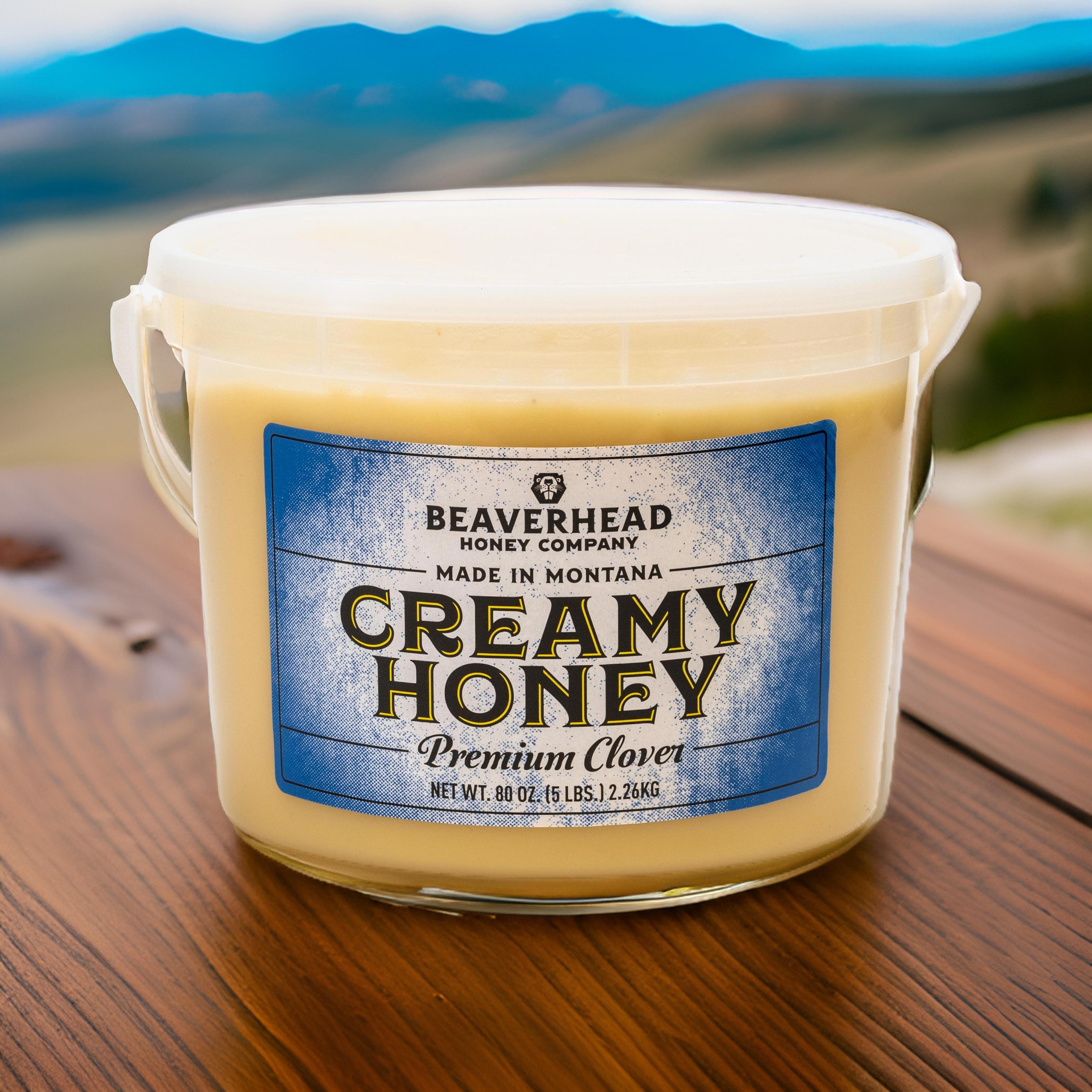 Beaverhead Creamy Clover Honey Bucket 5 lb.