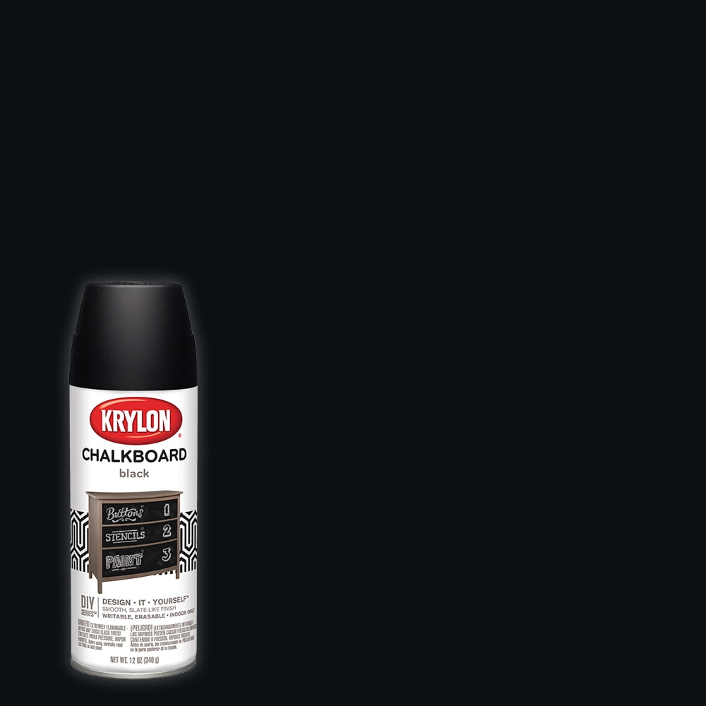 Krylon® Chalkboard Paint, Matte, Black, 12 oz.