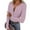 A_ Pink, variant on Womens Long Sleeve Plaid Henley Shirts Slim Fit Button up Tops 2026 Casual Fashion Outfits Basic Trendy T-Shirts Soft Clothing Purple M