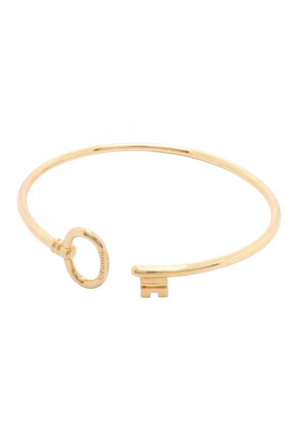 Pre-Owned Tiffany & Co. Key Wire Bangle, 18K Yellow Gold, Women's