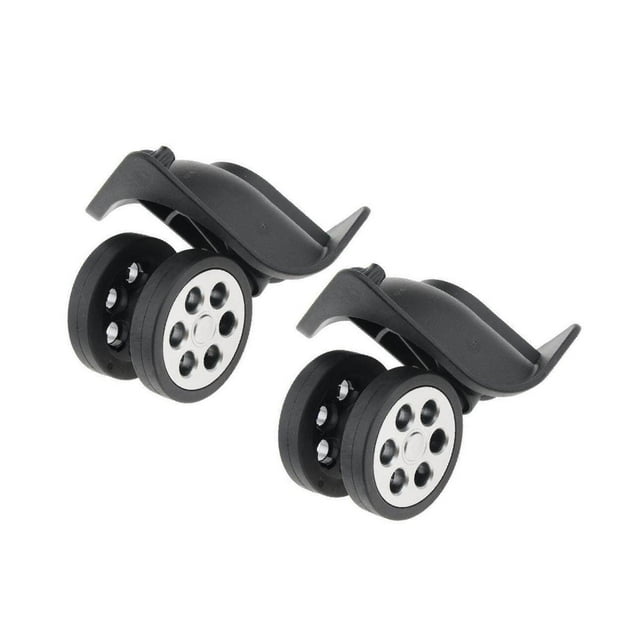1 Pair Porous Wheel Suitcase Luggage Replacement Casters for Travel Bags A85