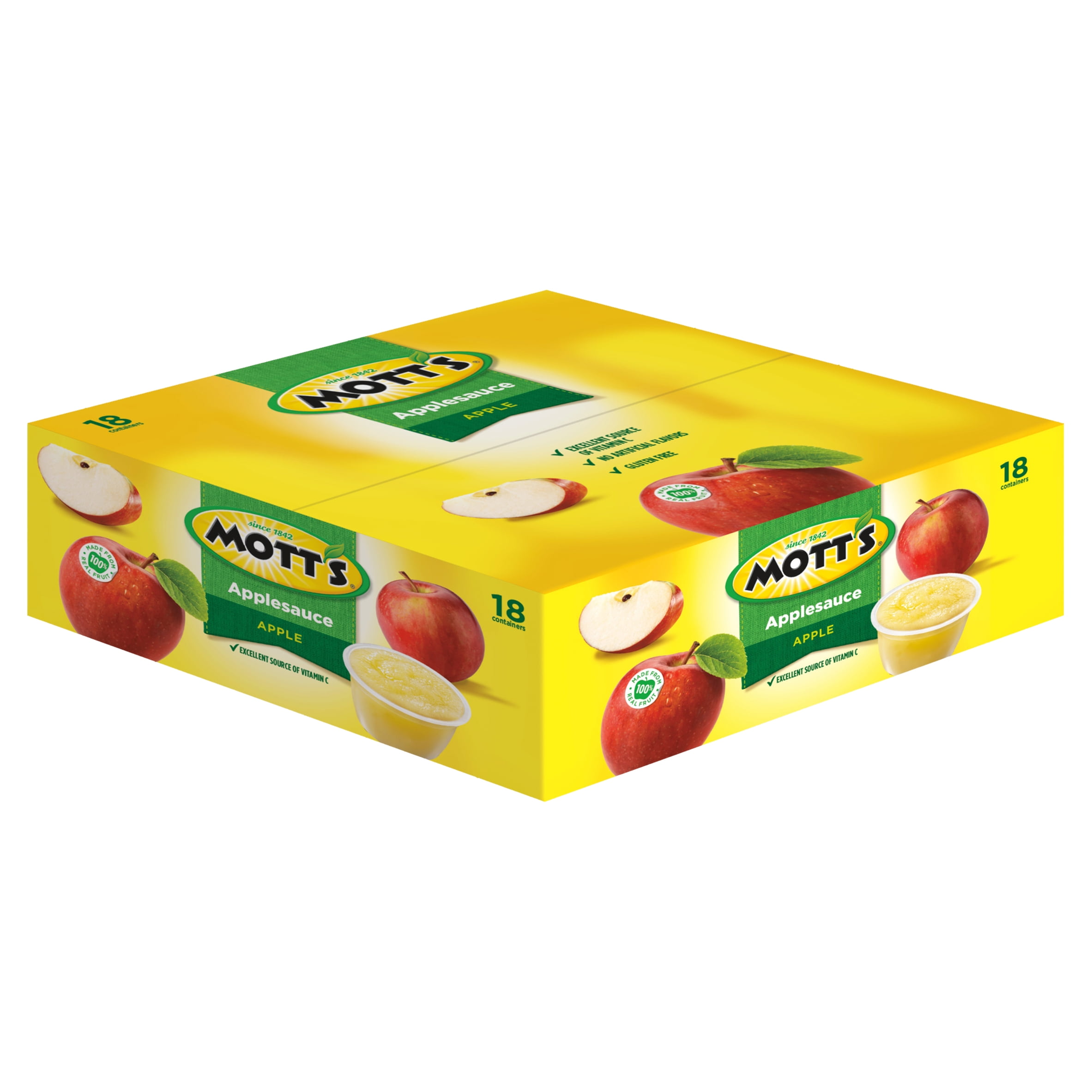 Mott's Apple Applesauce, 4.0 oz, 18 count