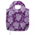thumbnail image 1 of Flower Reusable Market Bag, Lilacs Illustration Greenery Field Freshness Hydrangea Design, Printed Foldable Bag for Shopping and Grocery Large Capacity, Pale Blue Purple White, by Ambesonne, 1 of 4