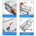thumbnail image 5 of Humane Live Animal Trap for Small Critters, Heavy-Duty Steel Cage, Ideal for Squirrels, Rats, and Rabbits Safe and Effective, 5 of 5