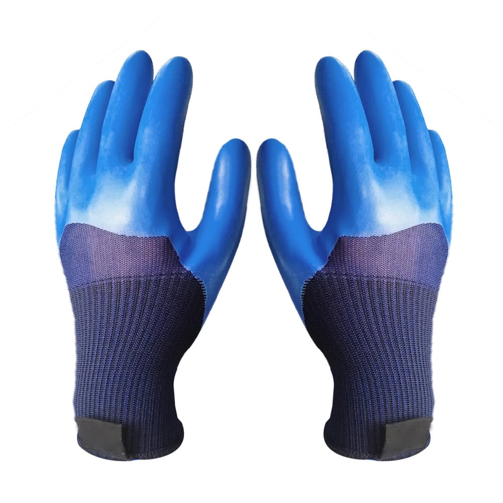Anti-slip Latex Labor Protection Work Gloves Wear Resistance Waterproof Safety Gloves