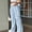 Sky Blue, variant on BRGZLK Women's Slacks Cargo Pants Travel Stripe Casual Loose Drape Flared Pants With Pockets Striped Drawstring Waist Sports Fitness Running