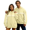 thumbnail image 7 of Valentine's Day Oversized Hoodies Womens I Love You This Much Hoodie Zip-Up Unisex Valentine Holiday Jacket Coat, 2XL Khaki, 7 of 7