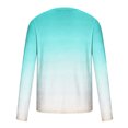 thumbnail image 5 of Fengactive Men's Long Sleeve Shirts Casual Gradient Color Loose Pullover Graphic Tee Shirts Fall Fashion Athletic Sweatshirts, 5 of 5