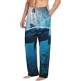 thumbnail image 6 of Honiee Ocean Dolphin Fish School for men - a sleek fusion of Straight Pajama Pants, versatile Lounge Pants, and cozy Sleepwear, all rolled into one-, 6 of 6