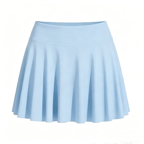 Girls Tennis Skirts, Casual Cute Kids Girls Athletic Skorts with Pocket Liner, Workout Sports Running Shorts, 5-14Y