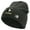DK Grey, variant on 101st Airborne Veteran Embroidered 8 Inch Knitted Short Beanie - Black OSFM