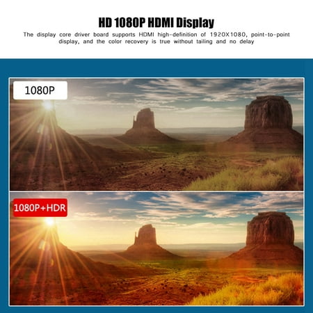 Yosoo 13.3'' 1080P HDR Display Gaming Monitor for PS4/Xbox/Mac Type-C Dual HDMI USB 5V/2A, HDR Gaming Monitor, HDMI Gaming