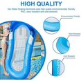 thumbnail image 3 of Inflatable Floating Buoy Inflatable Water Hammock Lounger Portable Hammock Buoy (Blue), 3 of 5