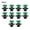 Green, variant on Garden Sprinkler Heads 10 Pack 360 Degree Rotary Lawn Irrigation Watering Nozzles for Yard Lawn Cooling 1/2 Inch Thread