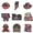 Independence Ironing Patch, variant on 16 Pieces USA 250th Anniversary Iron On Patches, Patriotic Sew On Embroidered Patches, American Flag 1776-2026 Freedom Patches for Jackets Hats Backpacks Jeans
