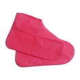 thumbnail image 2 of Protecteur de Chaussures en Caoutchouc Protecteurs de Chaussures Imperméable Réutilisables Chaussure en Silicone pour Enfants Intérieur Pluie Cyclisme Activités de Plein Air Rouge M, 2 of 9