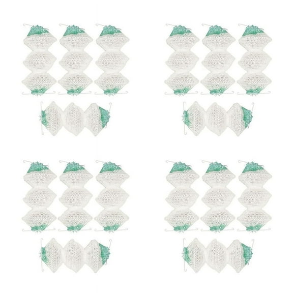 16 Pack Gas Lantern Mantles Bulk Accordion Shape 95 Clip On