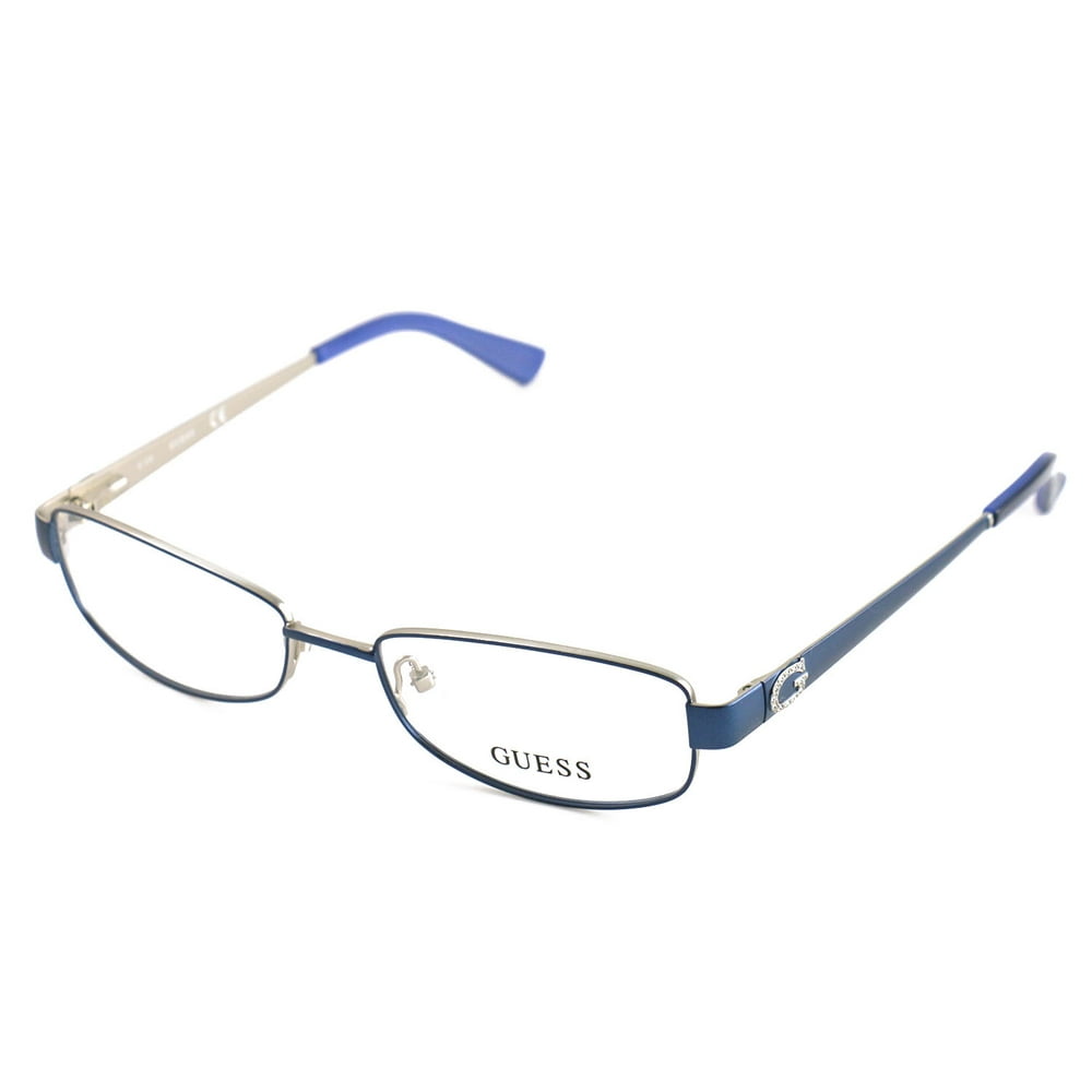 Guess Eyeglasses Womens GU2569 091 Blue 53 17 135 Frames Oval Walmart