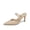 NUDE, variant on Women's Slingback Heels Pointed Toe Block Heel Pumps Closed Toe Adjustable Strap Office Work Dress Shoes for Daily Wear