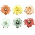 thumbnail image 1 of De Servilleteros De Metal Con Flor, Servilleteros Brillantes, Servilleteros Florales Para El Hogar, Anillos Para El Hogar, Boda, Fiesta, Banquete, Decoración Scienceny HA035399-00, 1 of 6