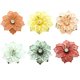 thumbnail image 1 of De Servilleteros De Metal Con Flor, Servilleteros Brillantes, Servilleteros Florales Para El Hogar, Anillos Para El Hogar, Boda, Fiesta, Banquete, Decoración Noticed HA035399-00, 1 of 6