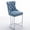 Light Blue, variant on AOOWOW 26" Counter Height Bar Stools Set of 2, Modern Velvet Barstools with Button Back&Rivet Trim Upholstered Kitchen Island Chairs
