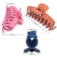 thumbnail image 2 of Pinzas para el cabello Pinzas grandes para el cabello Pinzas antideslizantes para cabello fino para mujeres y niñas, sujeción fuerte para cabello grueso, 4 colores disponibles 4 pulgadas (4 paquetes) Xemadio HMHZ102-1, 2 of 8