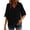 Summer Tops for Women Black, variant on Womens Plus Size Summer Tops, Short Sleeve Shirts for Women Casual Boho Notch V Neck Dressy Blouses Mothers Day Gifts