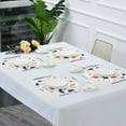 thumbnail image 5 of 15.4" Round Placemat Set of 6 Polyester Fabric Place Mats Non-Slip Dining Kitchen Table Mats for Kitchen Party Decor Cute Halloween Elements, 5 of 5