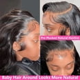 thumbnail image 4 of 18-40 Inch Body Wave 4x4 Glueless Wigs Human Hair Wear and Go Glueless Human Hair Wig Pre Cut Wig, 4 of 6