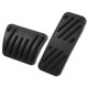 thumbnail image 1 of 1 Juego Freno Pedal Pastilla Gaso Acelerador Pedal Cubierta para Coche Negro, 1 of 7