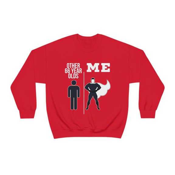 66th Birthday Sweatshirt, Gifts, Sweater Shirt