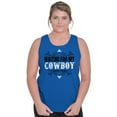 thumbnail image 4 of Cowgirls Dont Cry Pretty Southern Tank Top Tee Shirt Women Brisco Brands M, 4 of 6