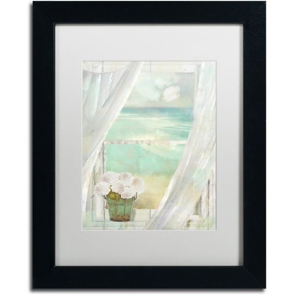 Trademark Fine Art "Summer Me II" Canvas Art by Color Bakery White Matte, Black Frame