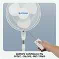 thumbnail image 6 of Hurricane Supreme 16 Inch Oscillating Stand Fan with Remote Control, 6 of 9