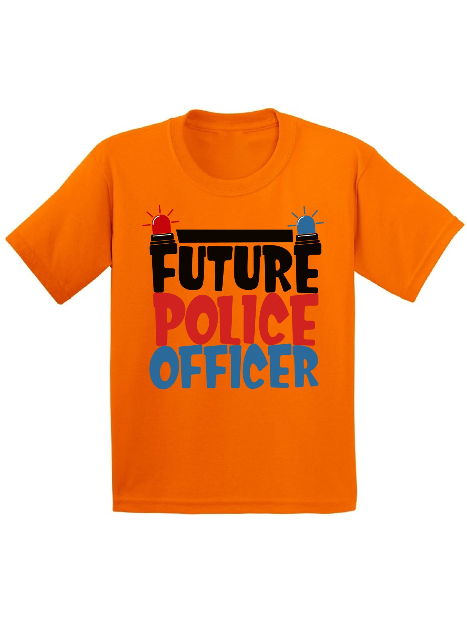 Awkward Styles Future Police Officer Youth Shirt Cute Birthday Gifts Kids Police  Shirts Funny Future Job Tshirts for Boys Funny Future Job Tshirts for Girls  Themed Party Policeman T shirts for Kids -